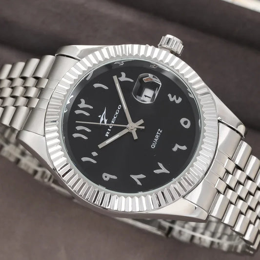 Mode Herren Uhren Datum High-end Casual Sport Uhr Klassische Business Quarz Männliche Edelstahl Armbanduhren - Trendtroovee