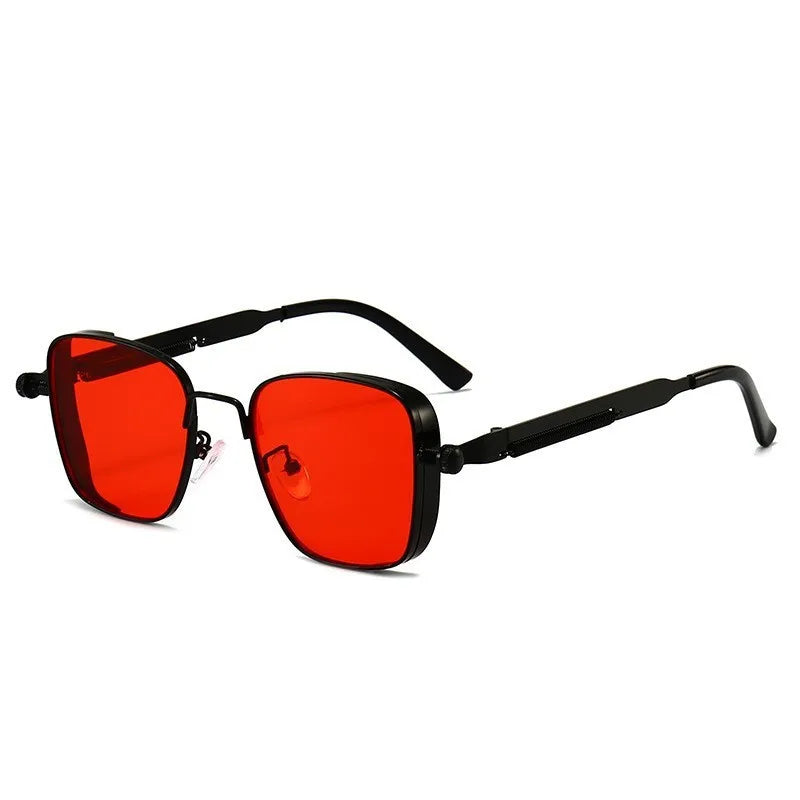 2025 Polarisierte Sonnenbrille für Herren, hochwertig, hübsch, zum Fahren, speziell, Anti-UV, hochwertige Metall-Punk-Modetrends-Sonnenbrille - Trendtroovee