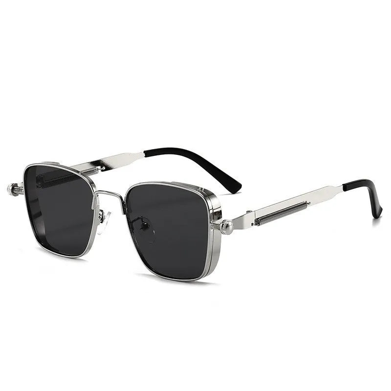 2025 Polarisierte Sonnenbrille für Herren, hochwertig, hübsch, zum Fahren, speziell, Anti-UV, hochwertige Metall-Punk-Modetrends-Sonnenbrille - Trendtroovee