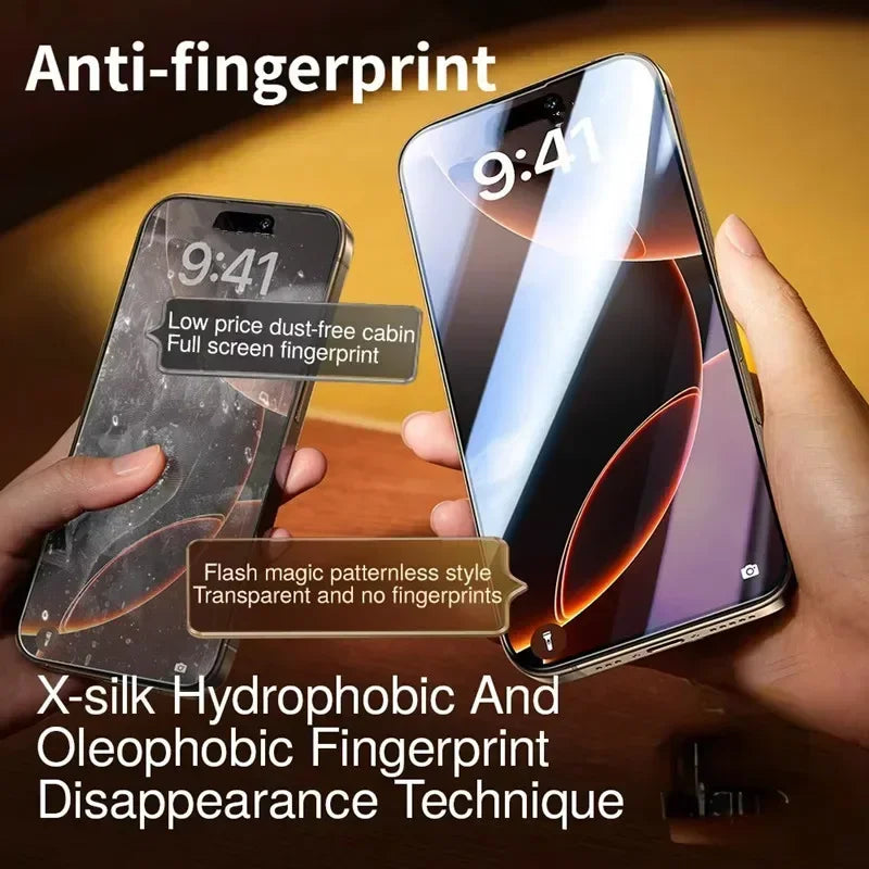 5 Stück staubfreie Installation Sichtschutz-Displayschutzfolie für iPhone 16 14 11 12 13 15 Pro Max 7 8 Plus Mini X XR XS Anti-Spionage-Glas - Trendtroovee